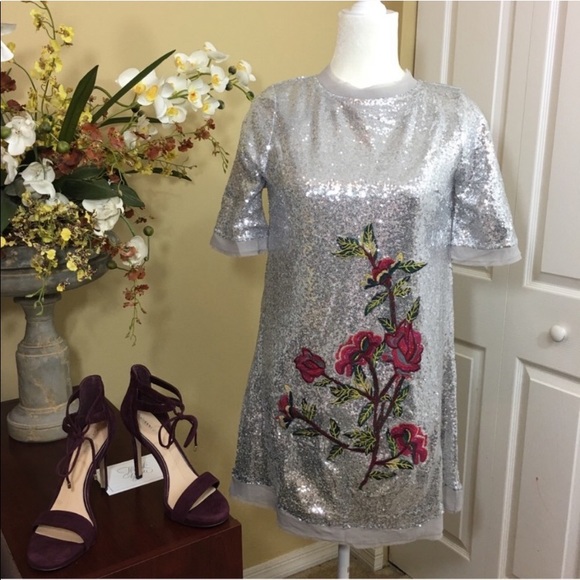 CHELSEA & VIOLET FLORAL DRESS (NWT) - Picture 6 of 6